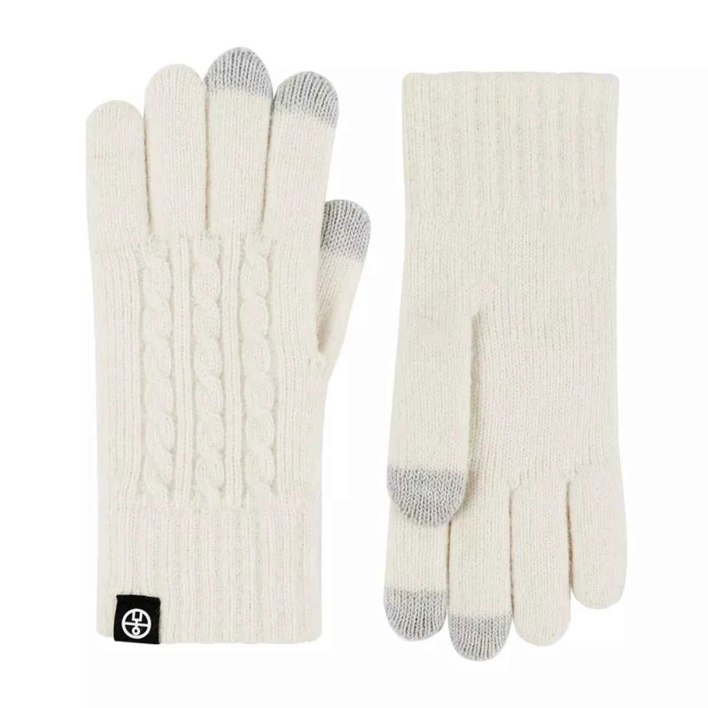 Cable Knit Touchscreen Gloves