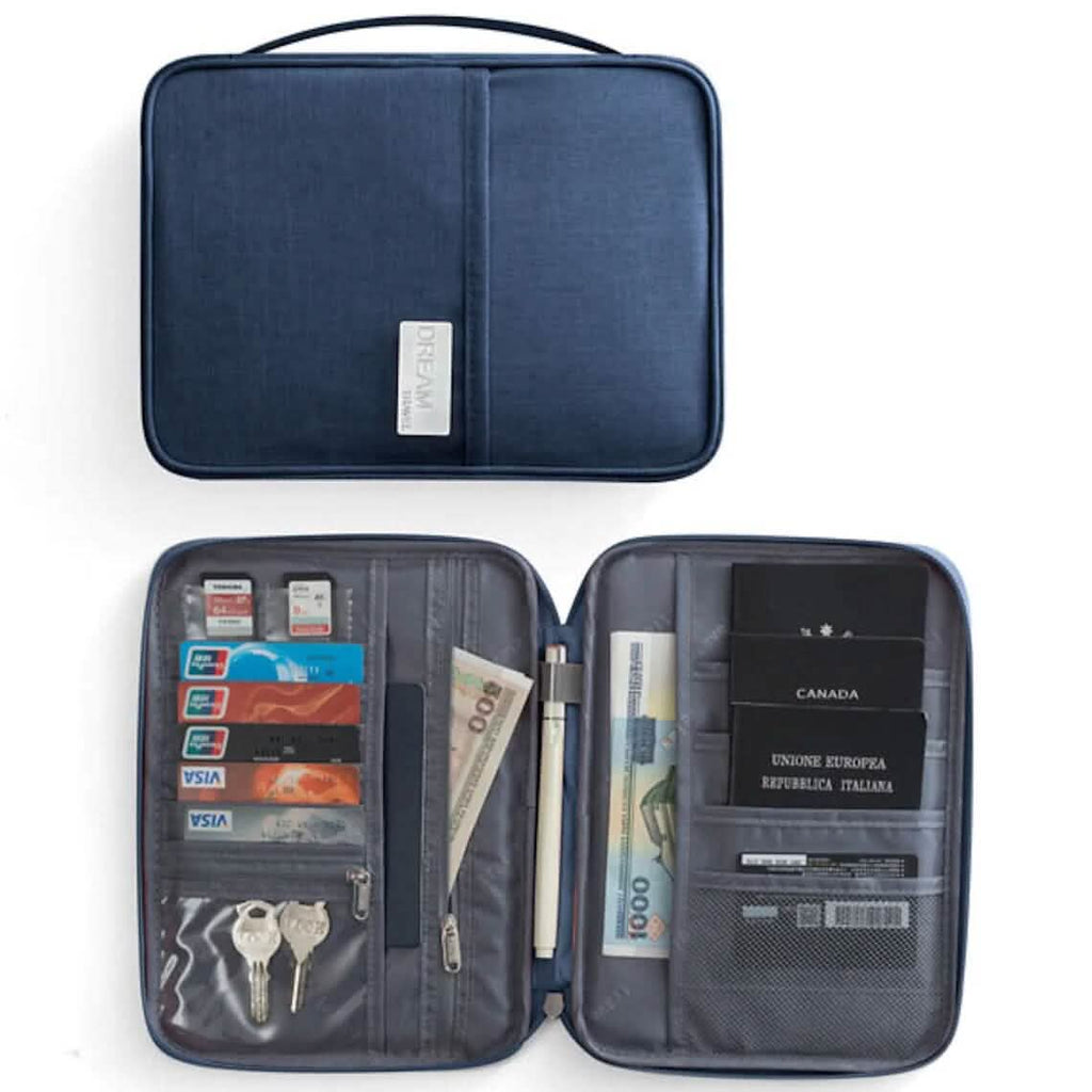Family Travel Document Organizer Capacious Passport Holder Wallet by DailySale