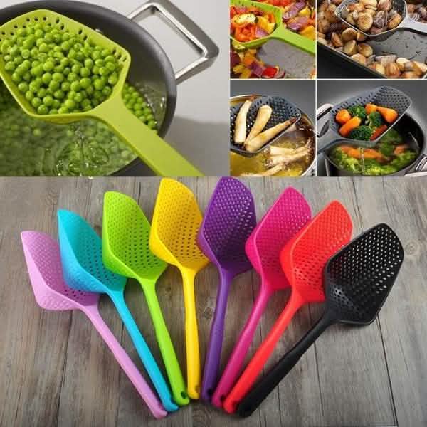 Fashion Kitchen Accessories Large Scoop Colander Pasta Heat Resistant Strainer by DailySale