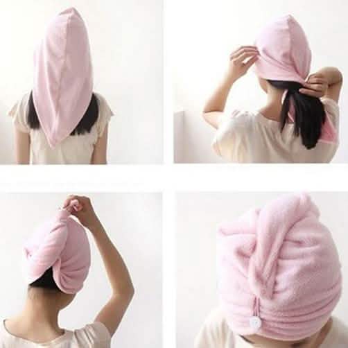 Fashion Women Microfiber Dry Hair Towel by DailySale