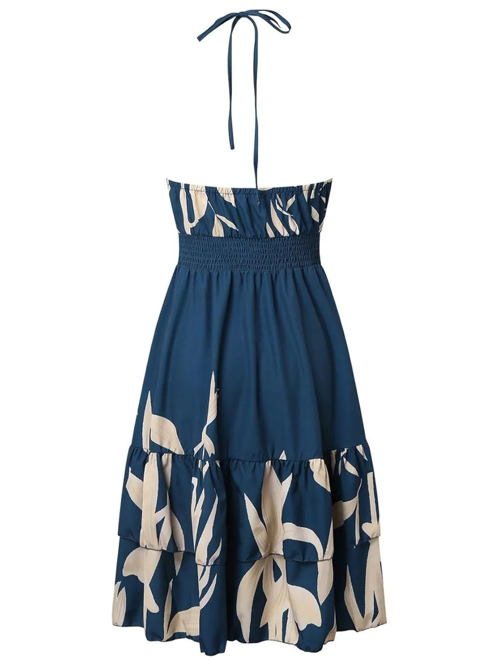 Paisley Print Halter Neck Mini Dress by Shopiebay