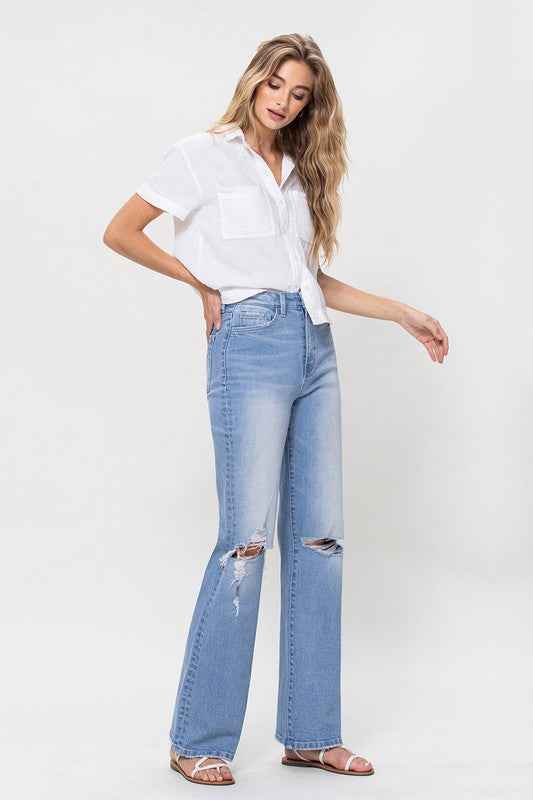 High Rise Vintage Flare Jeans
