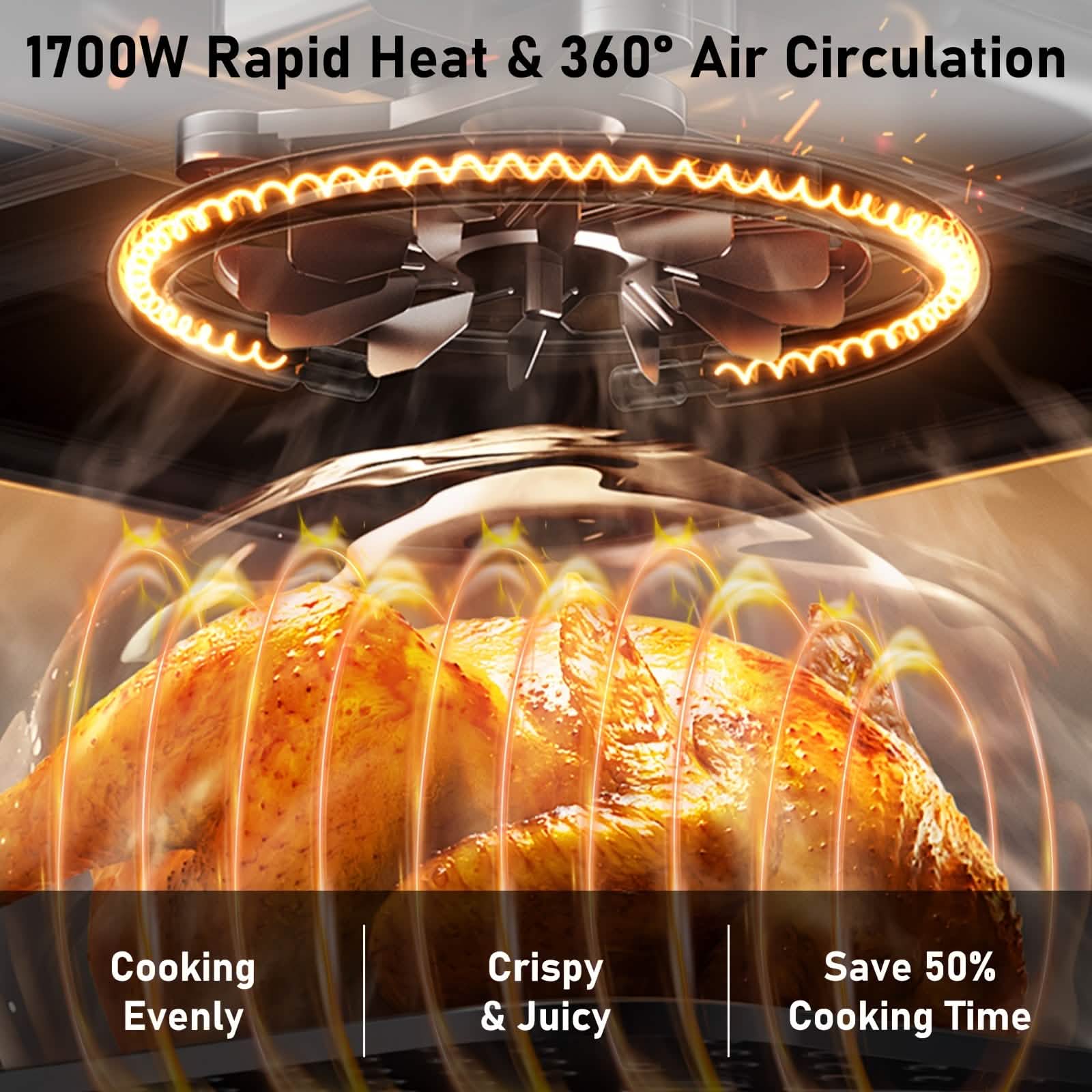 12QT 12-in-1 Smart Air Fryer Oven by DailySale