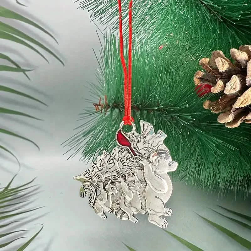 Festive Christmas Tree Pendant - Metal Hanging Ornament for Scene Decor by DailySale