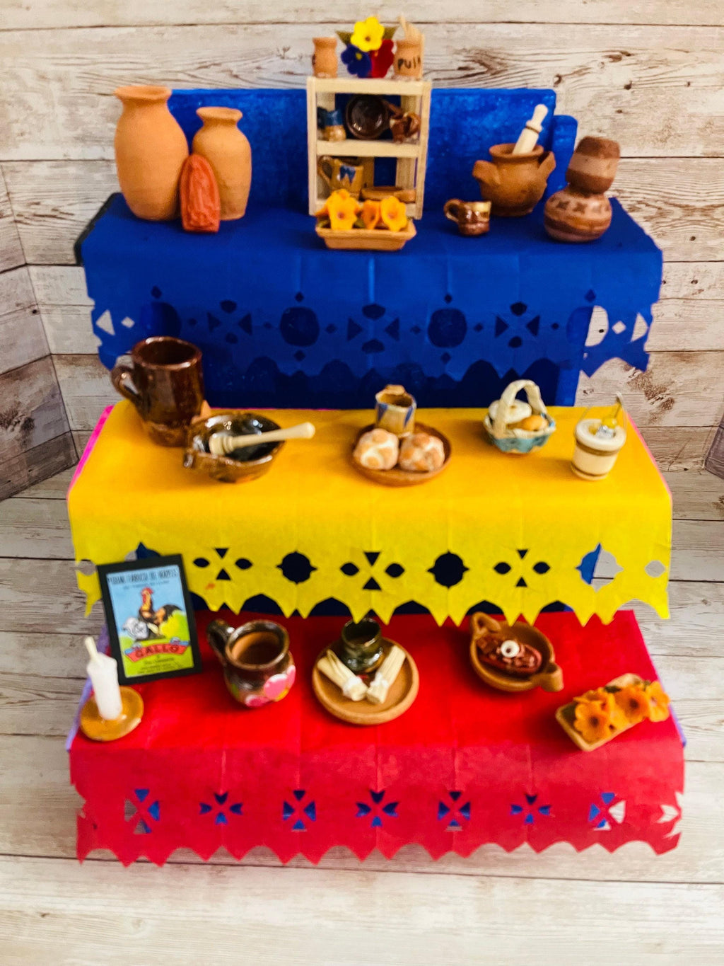 Altar de Ofrenda para Dia De Los Muertos Styrofoam Day of the Dead Offering Altar by Chica Mexico