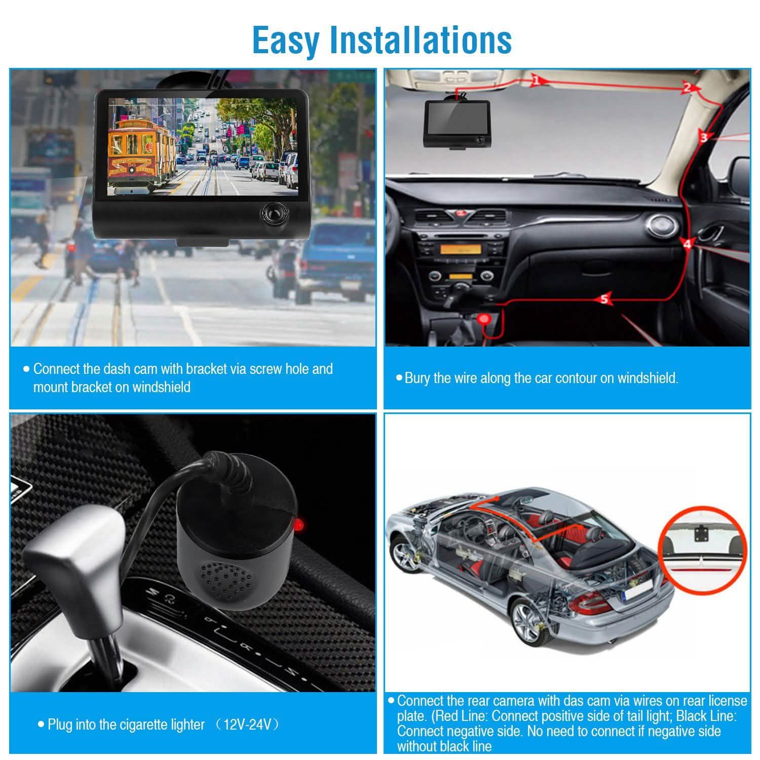 FHD 1080P Car DVR Dash Camera by DailySale