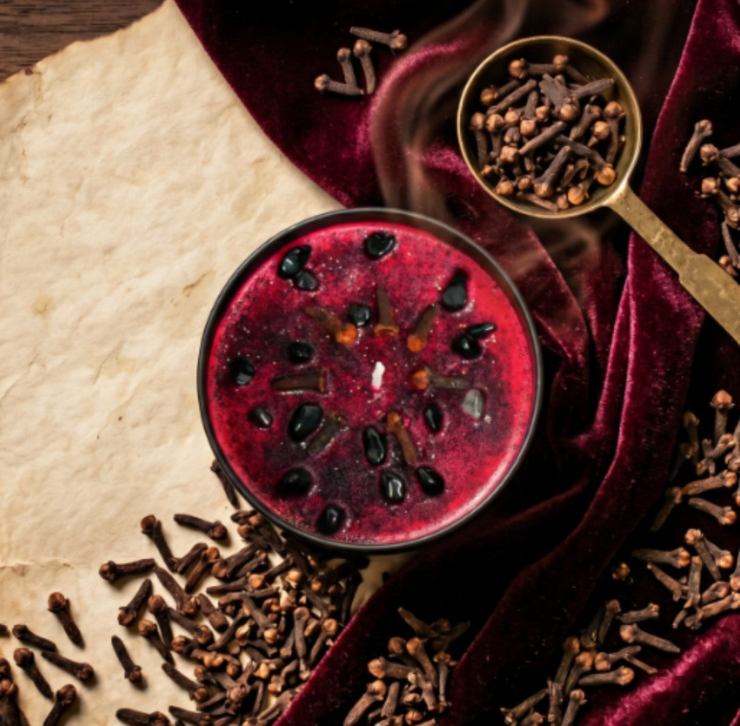 Fiery Protection Candle — 8‑oz Wall of Protection Ritual by Circe Boutique