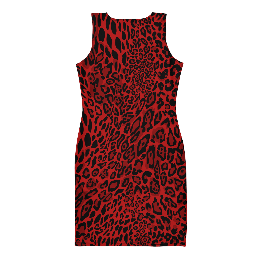 Fire Feline Bodycon Dress by Goth Cloth Co.