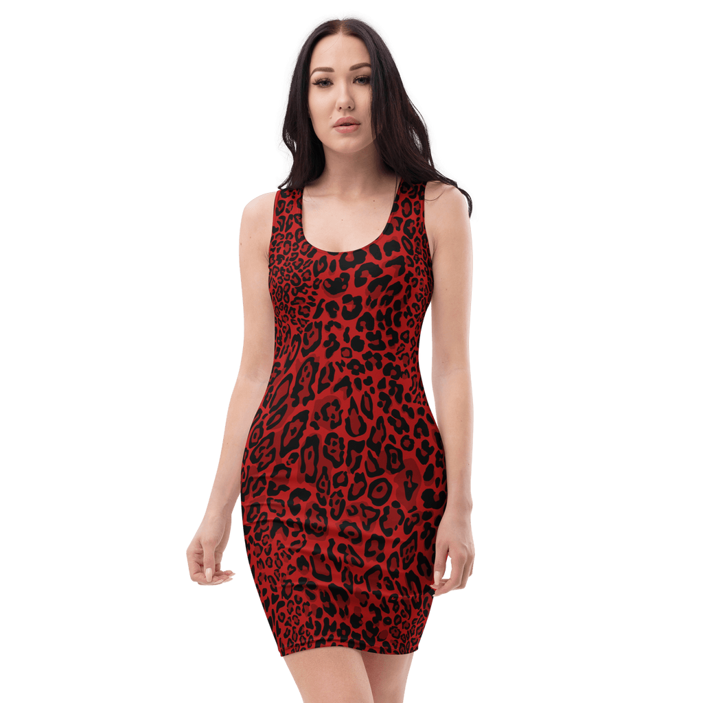 Fire Feline Bodycon Dress by Goth Cloth Co.