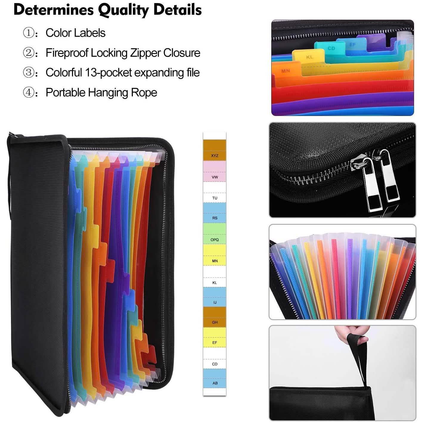 Fireproof and Water Resistant File Folder by DailySale