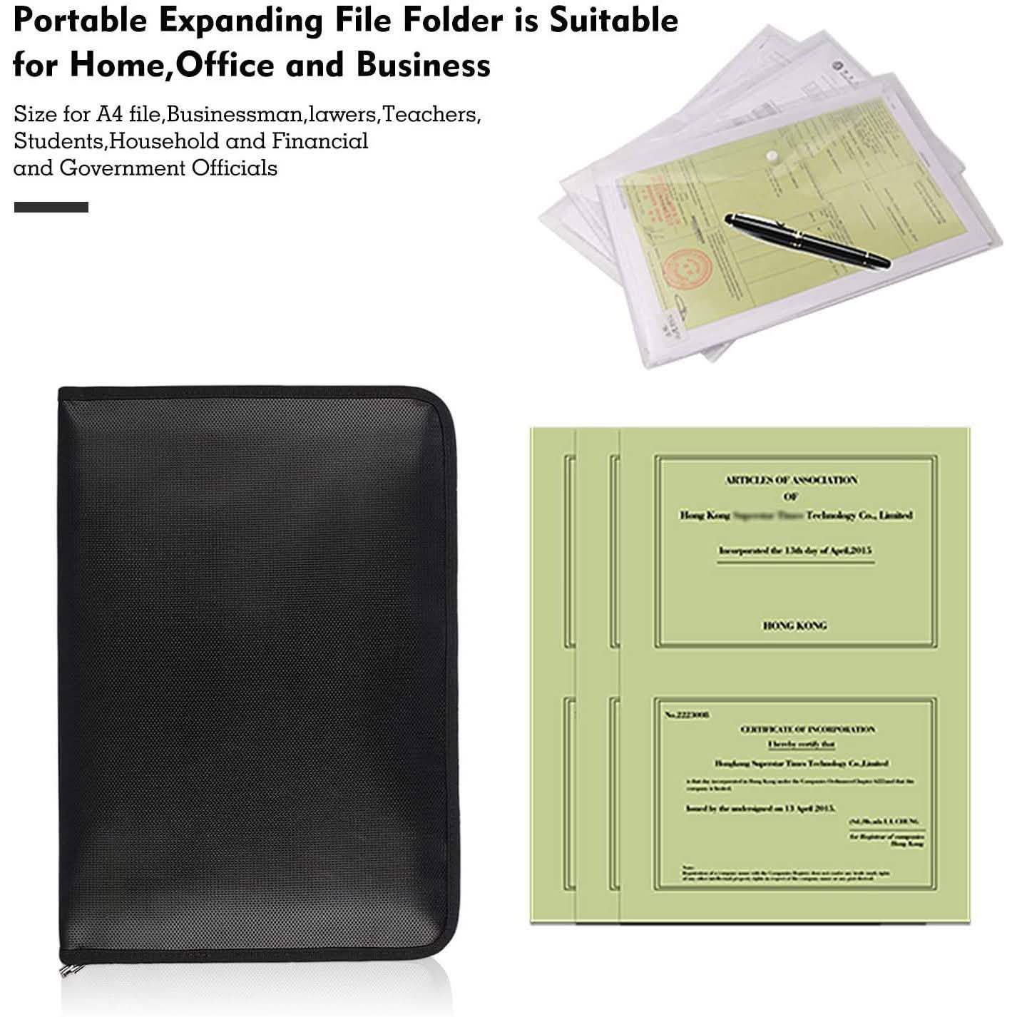 Fireproof and Water Resistant File Folder by DailySale