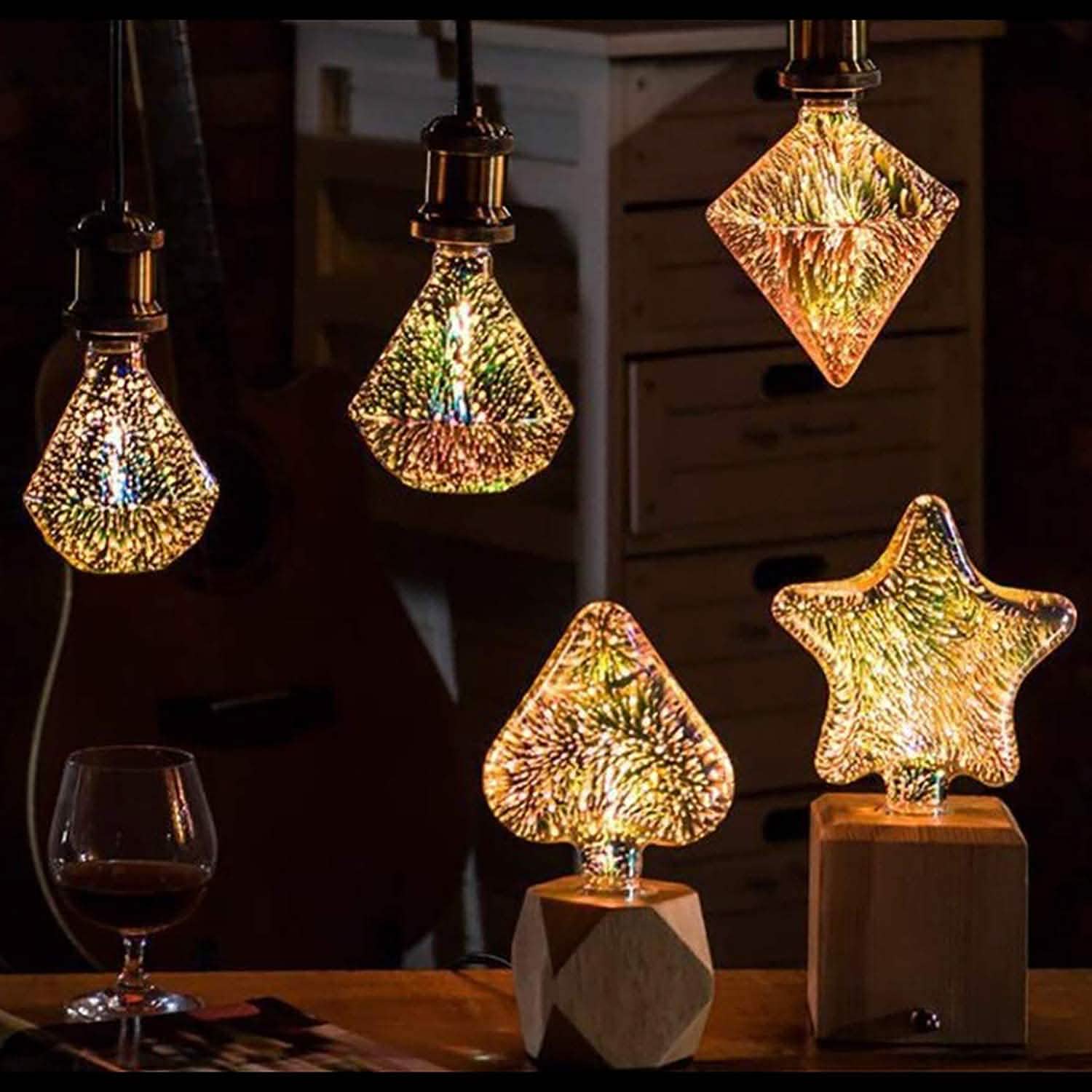 Firework Decorative 3D LED Light Bulb by DailySale