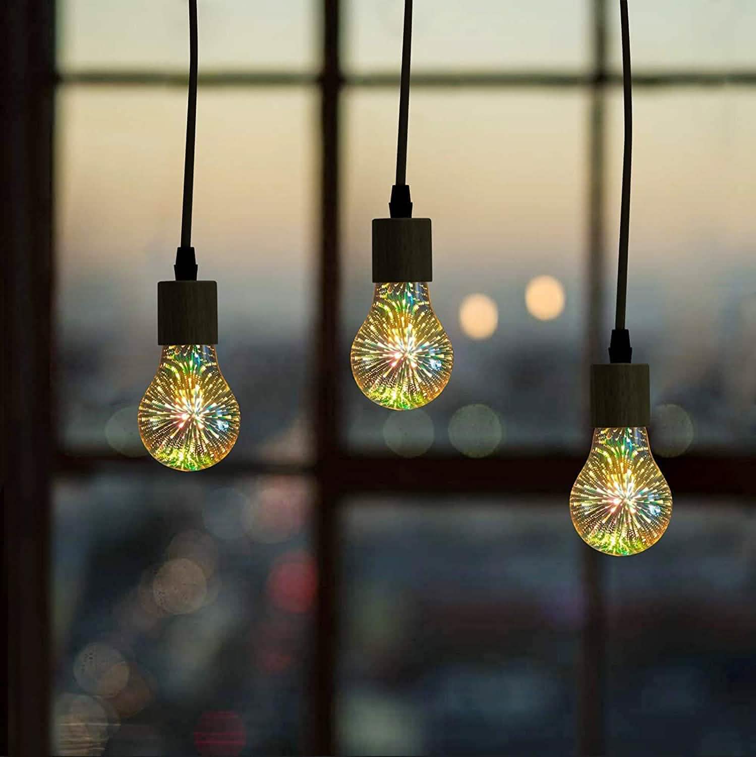 Firework Decorative 3D LED Light Bulb by DailySale