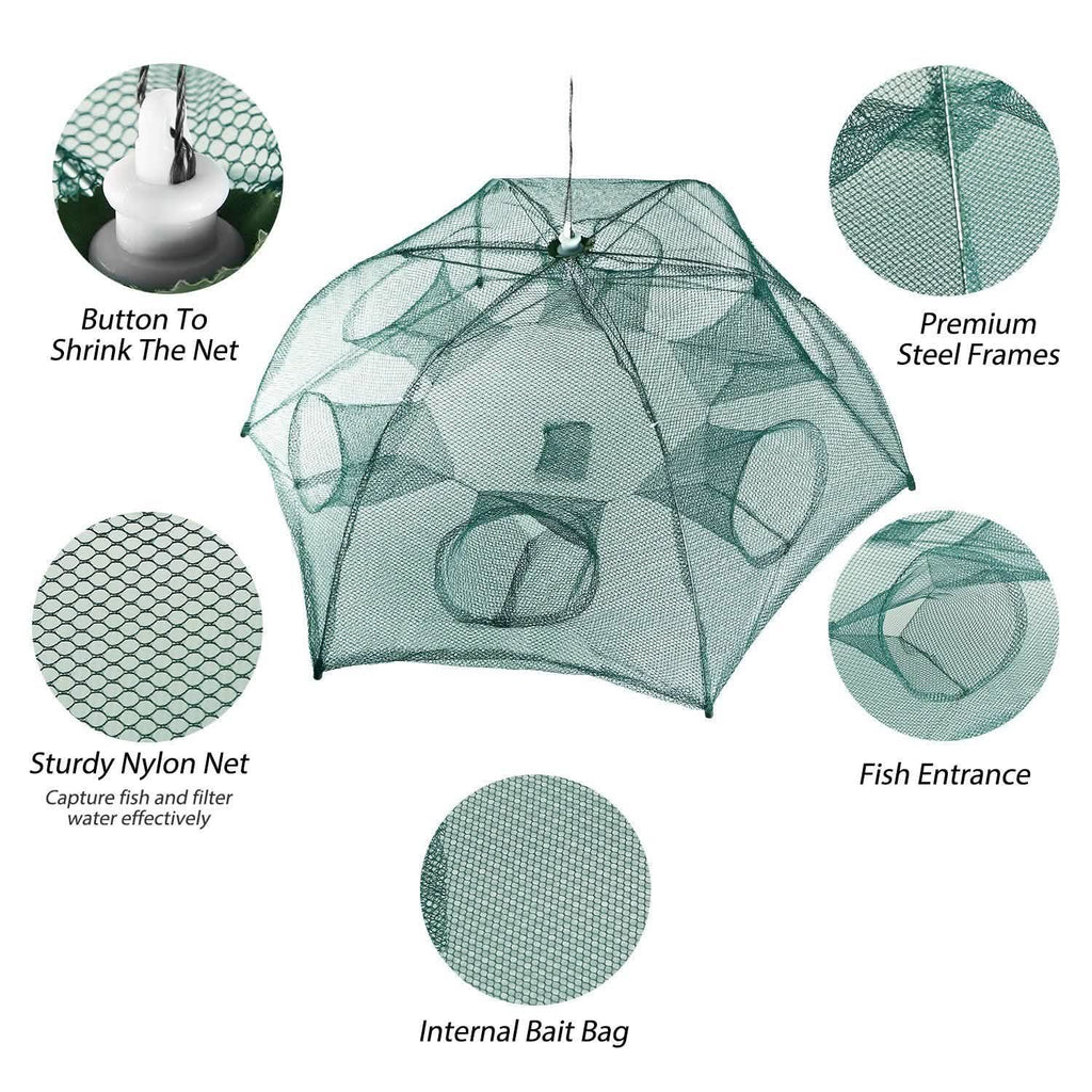 Fishing Trap Net Portable - Fishing Bait Trap by DailySale
