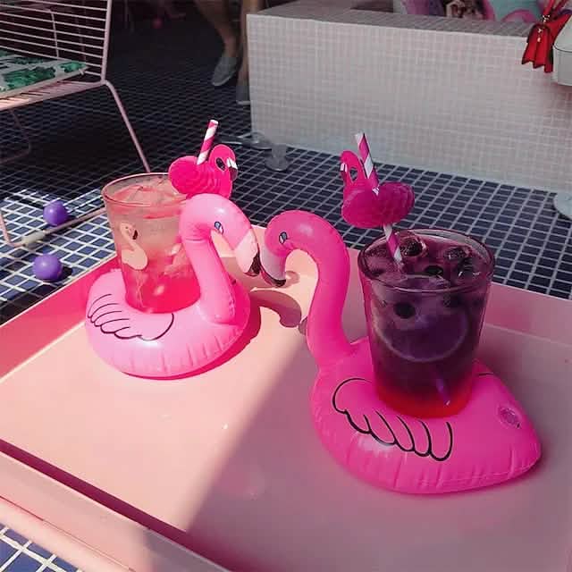 Flamingo Party Floating Sparkling Drink Cup by DailySale