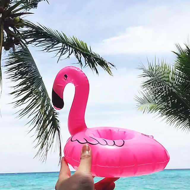 Flamingo Party Floating Sparkling Drink Cup by DailySale