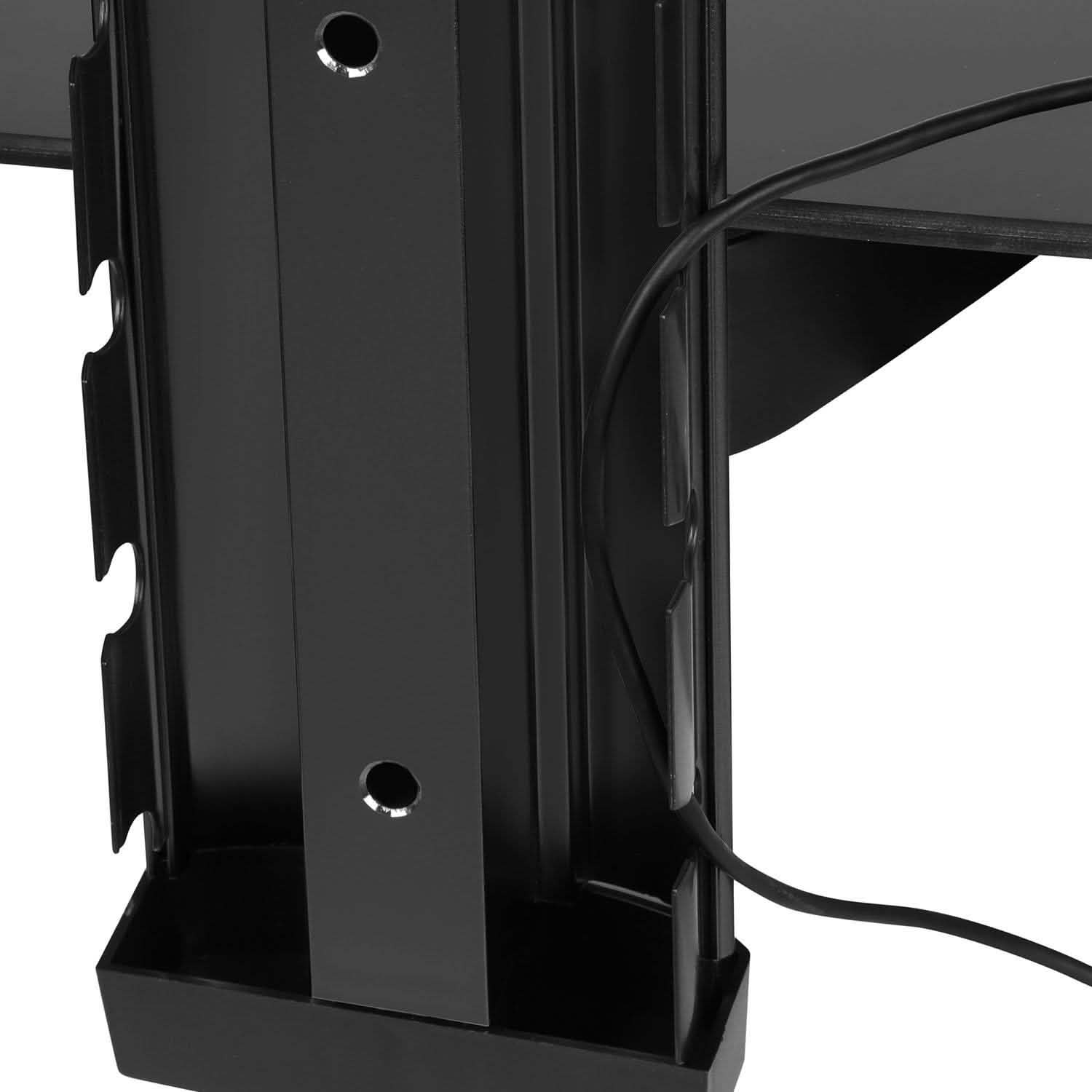 Floating Wall Mounted Strengthened Tempered Glass Shelf by DailySale