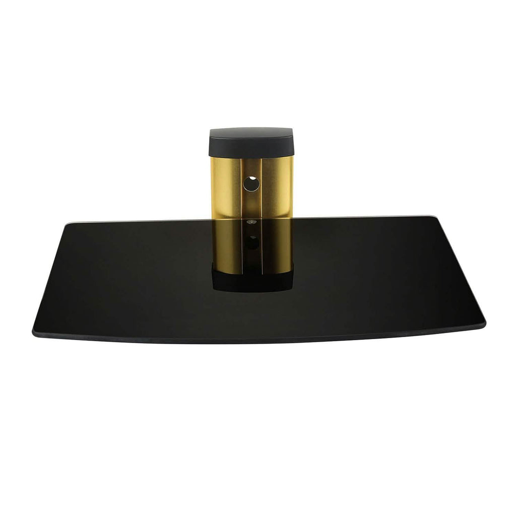Floating Wall Mounted Strengthened Tempered Glass Shelf by DailySale