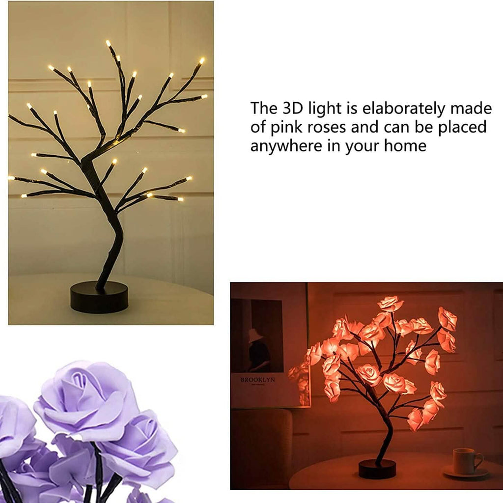 Flower Rose Tree Lamp by DailySale