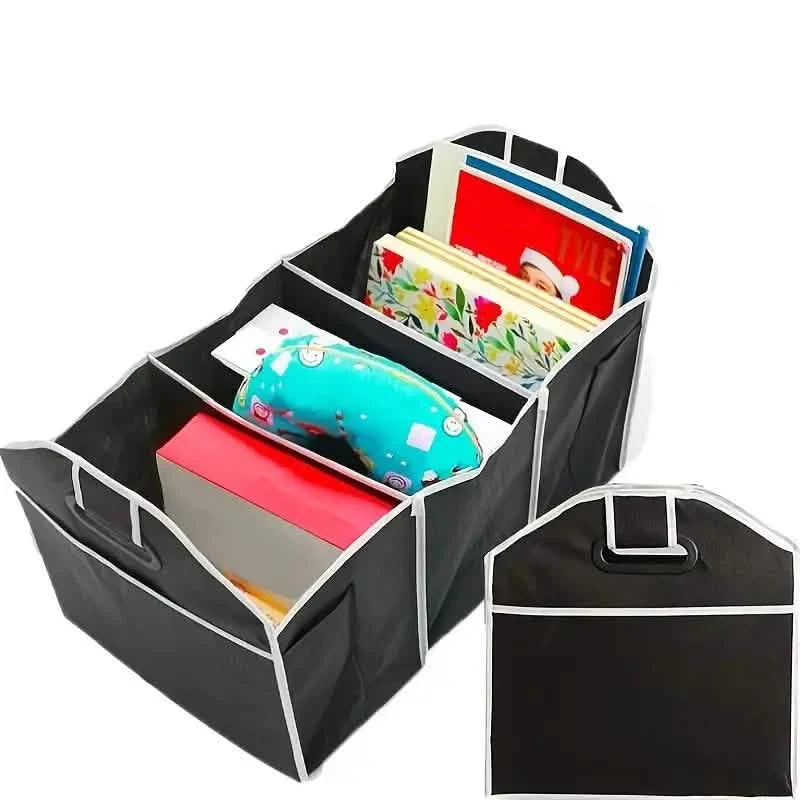 Foldable Black Car Trunk Cargo Storage Bag by DailySale