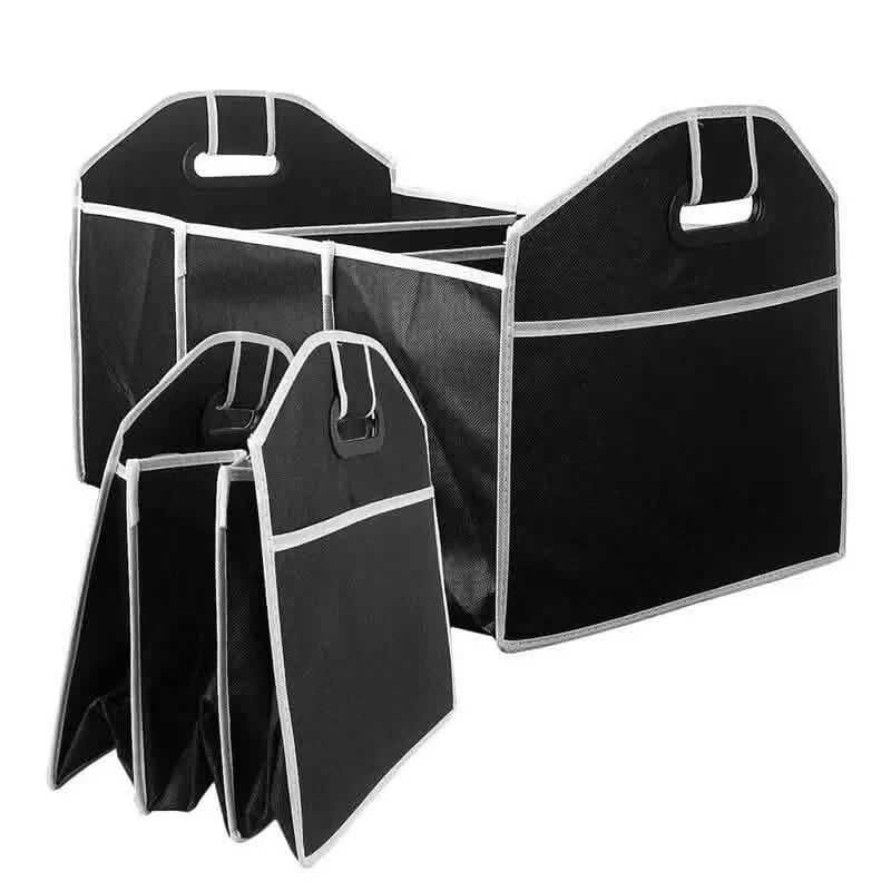 Foldable Black Car Trunk Cargo Storage Bag by DailySale