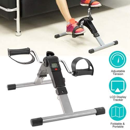 Foldable Exercise Bike Pedal Fitness by DailySale