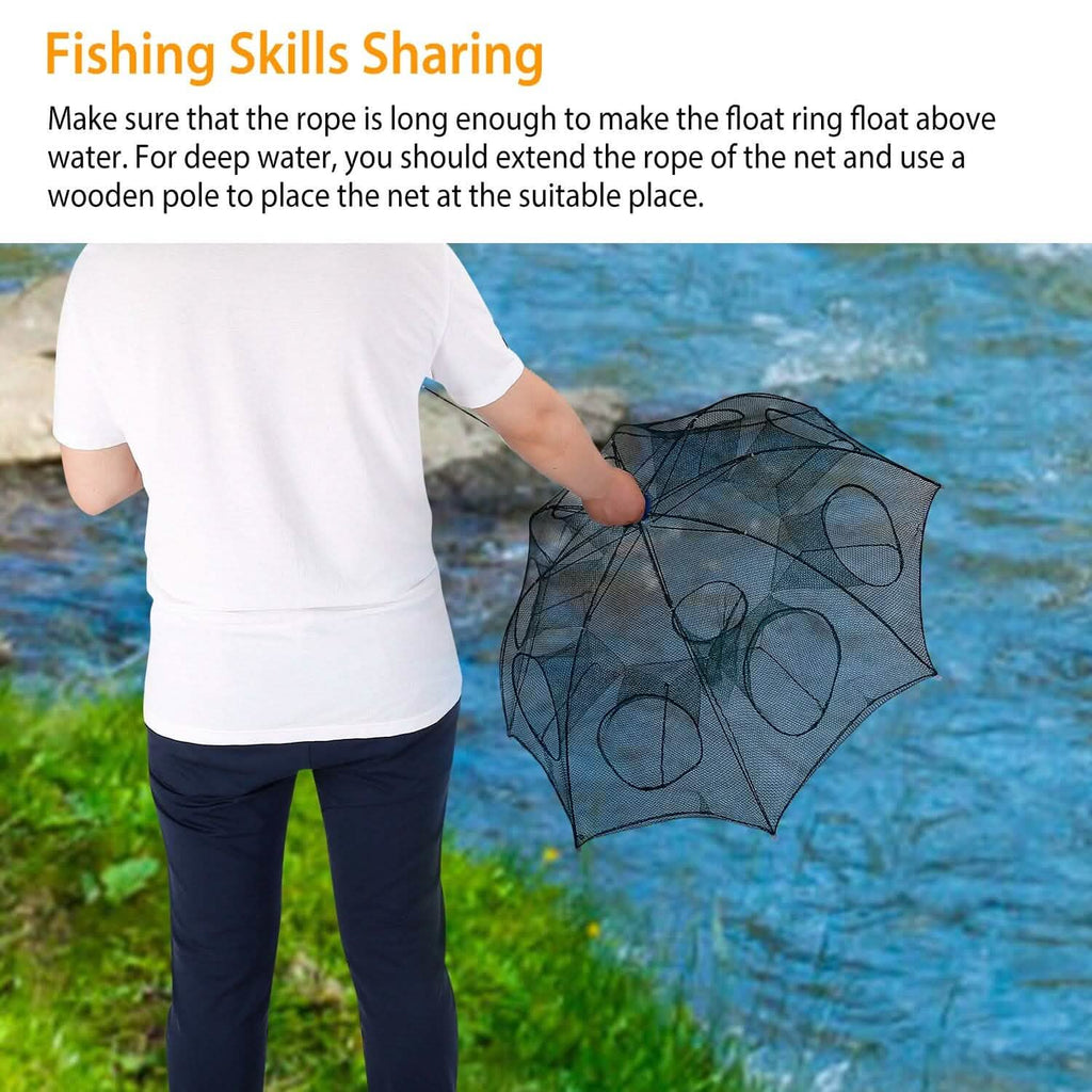 Foldable Fishing Bait Net Trap by DailySale