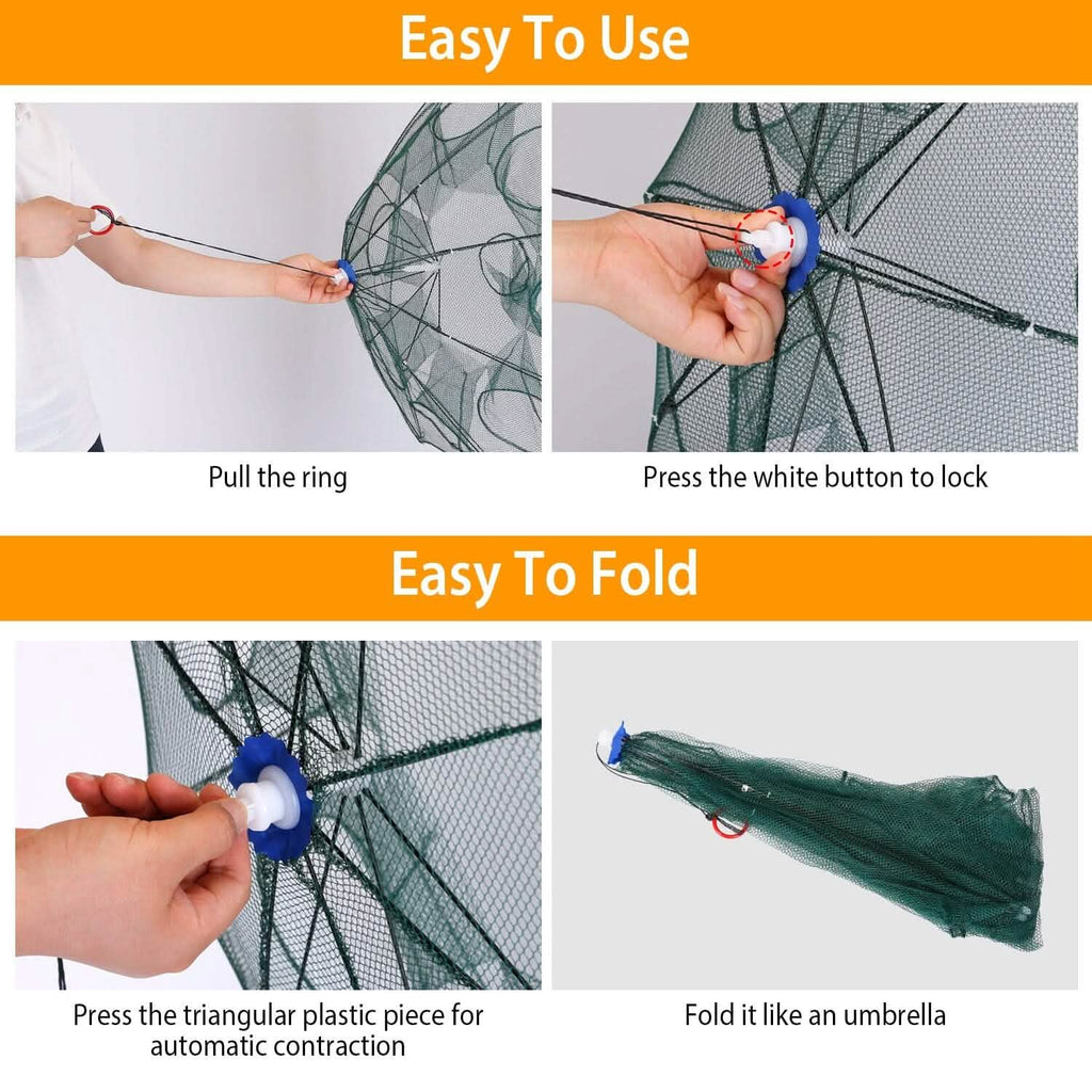 Foldable Fishing Bait Net Trap by DailySale
