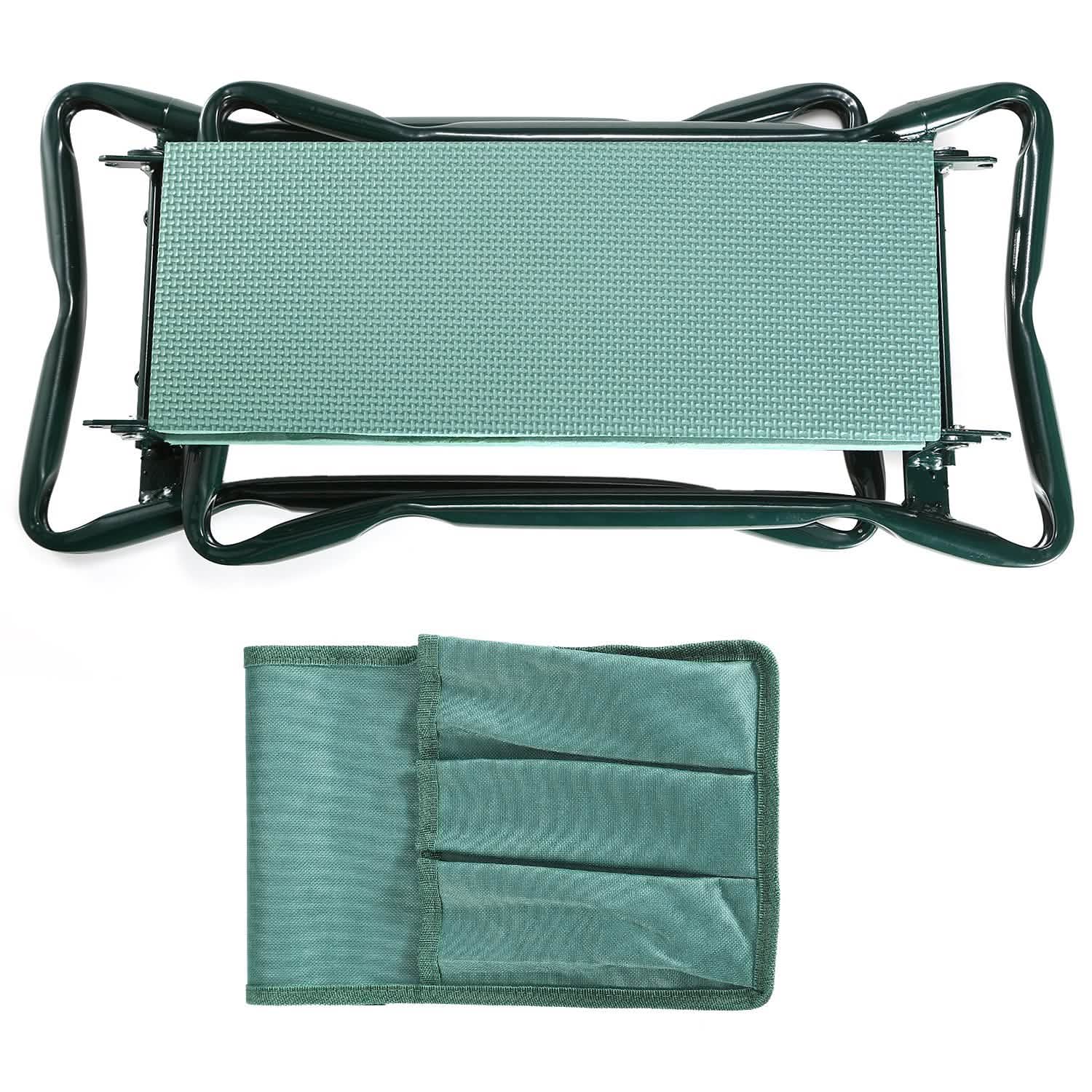 Foldable Garden Kneeler Seat with Kneeling Soft Cushion Pad by DailySale