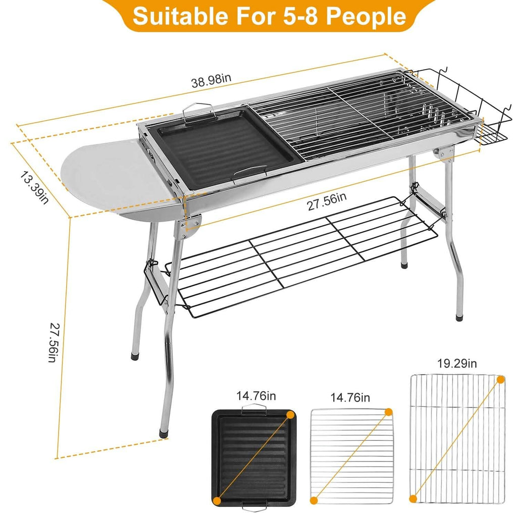 Foldable Portable Barbecue Grill by DailySale