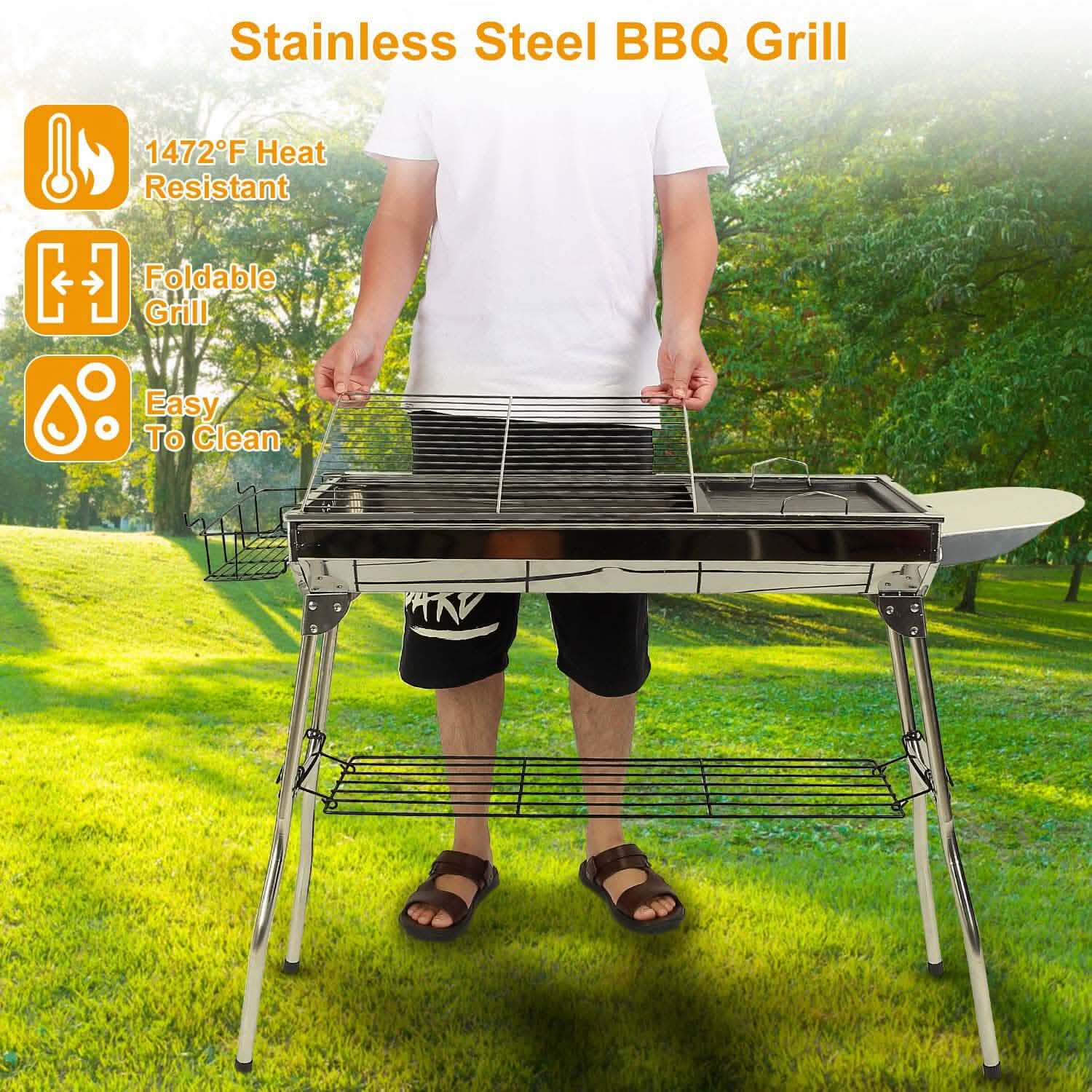 Foldable Portable Barbecue Grill by DailySale