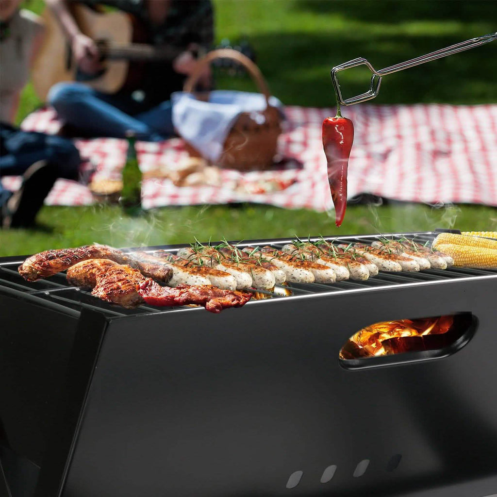 Foldable Portable BBQ Barbecue Grill by DailySale