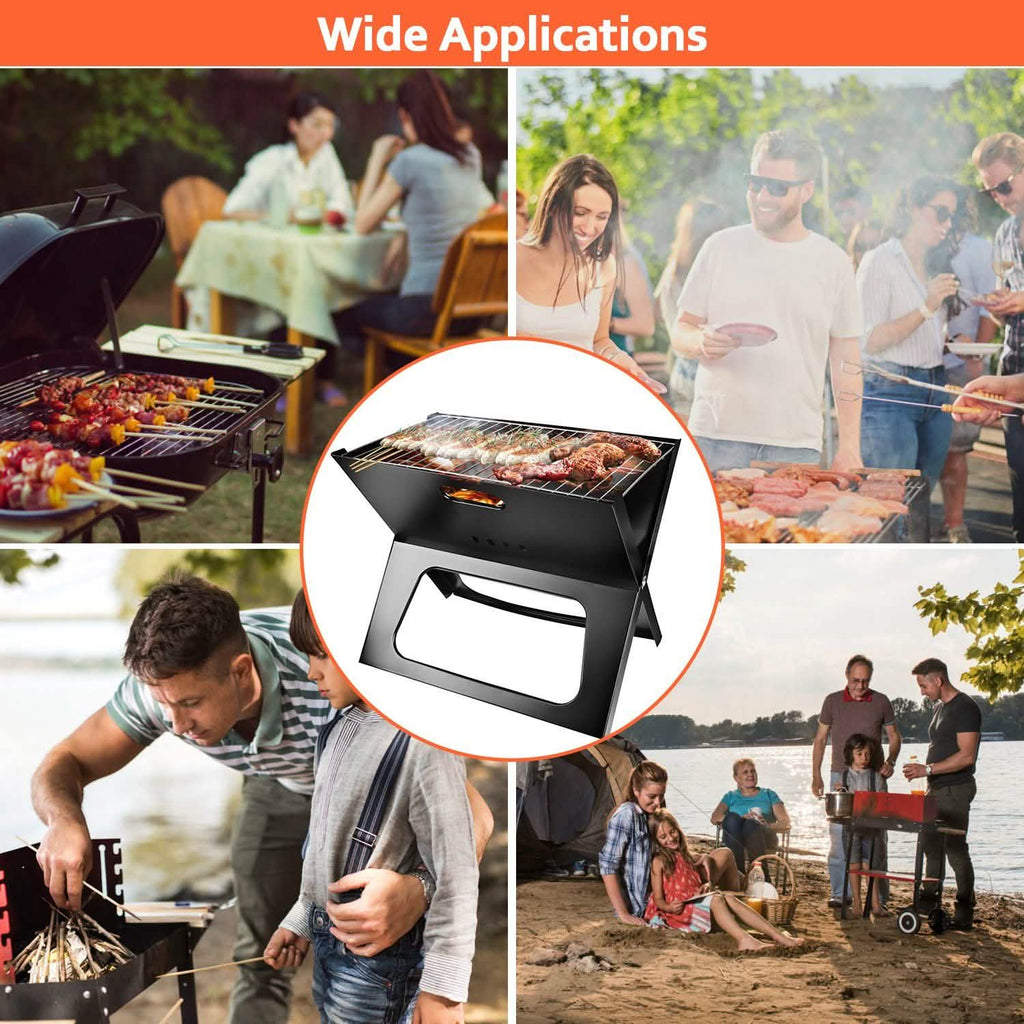 Foldable Portable BBQ Barbecue Grill by DailySale