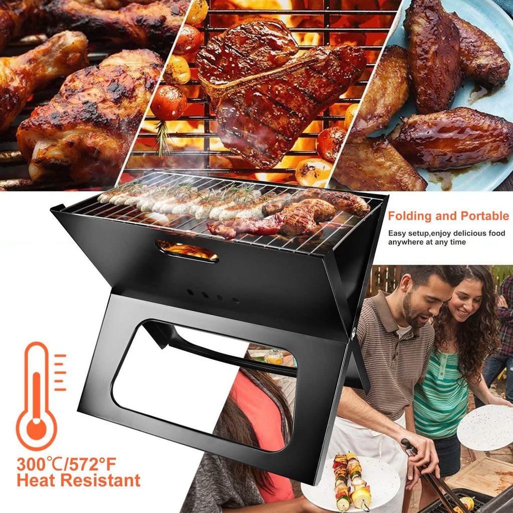 Foldable Portable BBQ Barbecue Grill by DailySale