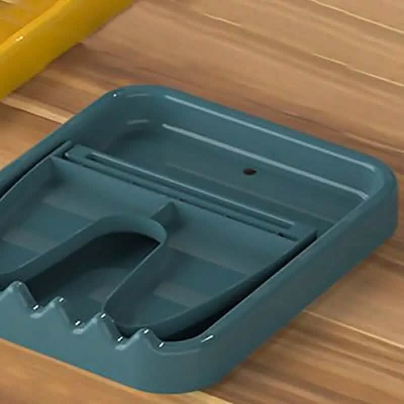 Foldable Pot Lid Rack Plastic Spoon Holder Stand Kitchen Supplies Organizer by DailySale