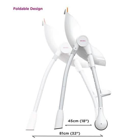Oribel Cocoon High Chair. 3 Recline Option + Height Adjustable, Removable Tray (Refurbished) by DailySale