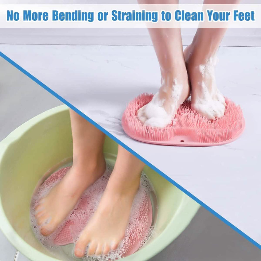 Foot Scrubber Back Brush Bathroom Massager by DailySale