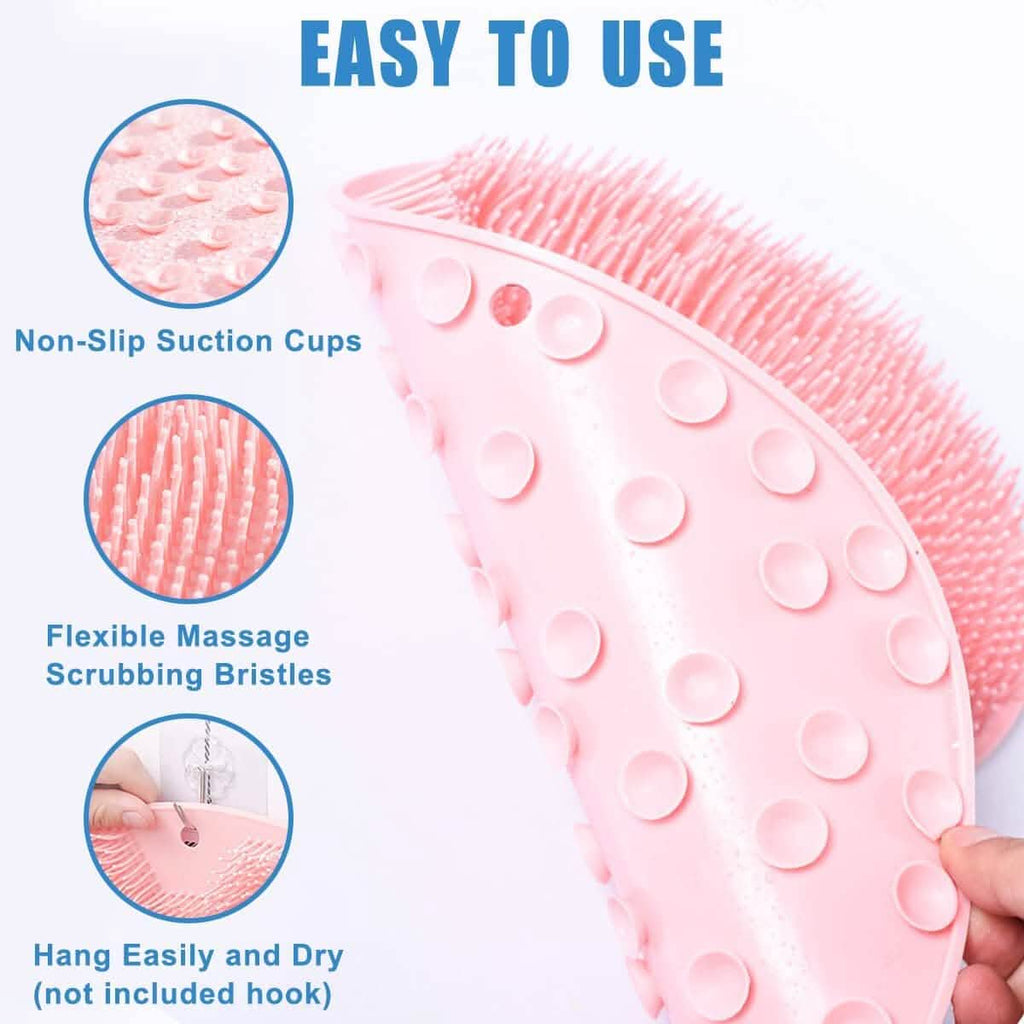 Foot Scrubber Back Brush Bathroom Massager by DailySale