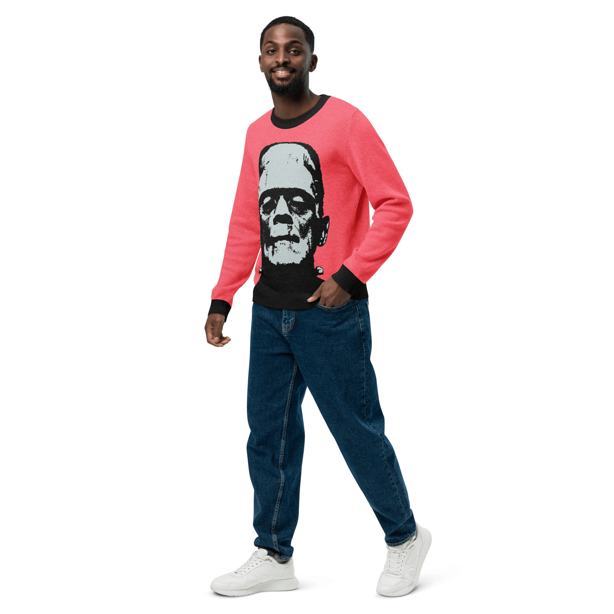 Frankenstein Knit Crewneck Sweater by Goth Cloth Co.
