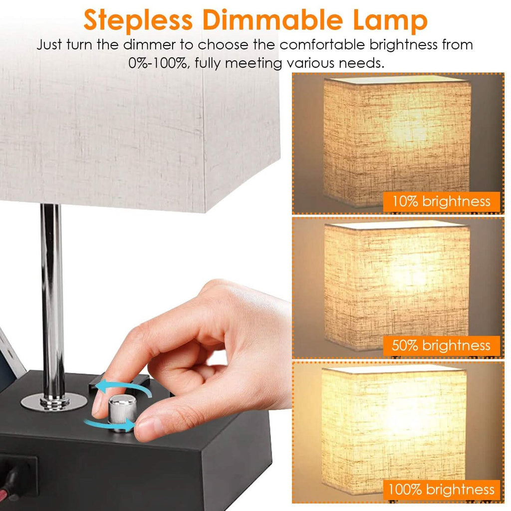 Fully Dimmable Table Lamp by DailySale