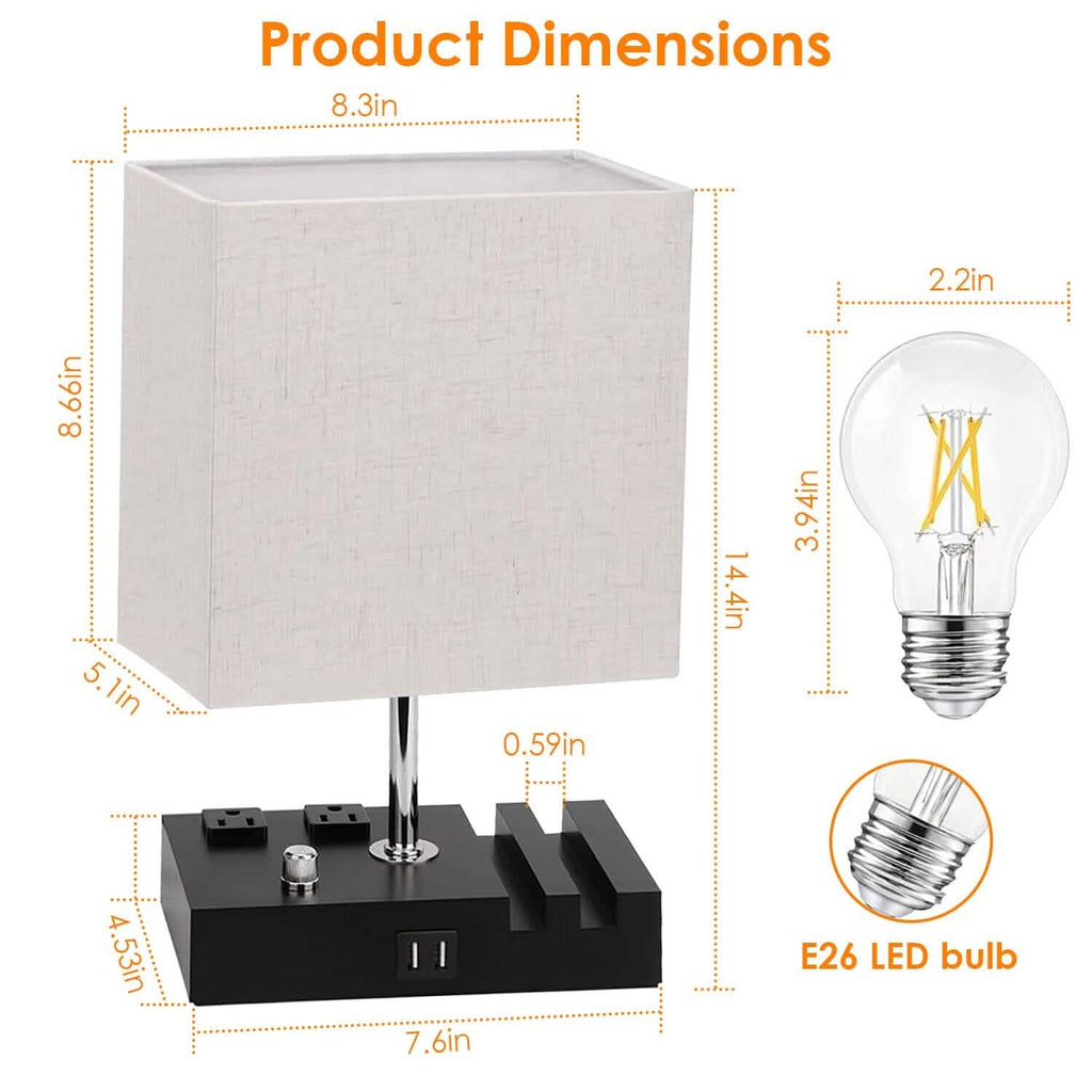 Fully Dimmable Table Lamp by DailySale