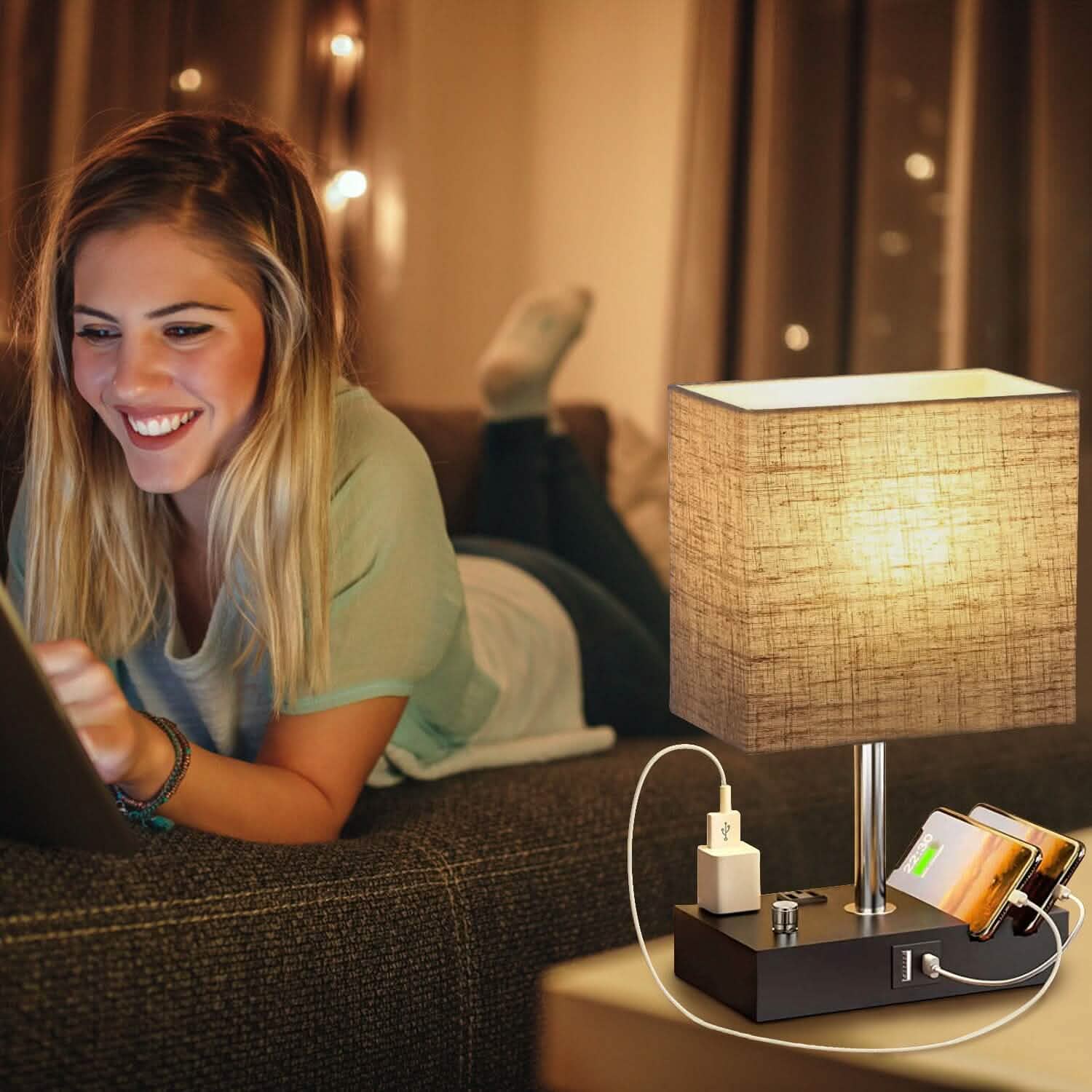 Fully Dimmable Table Lamp by DailySale