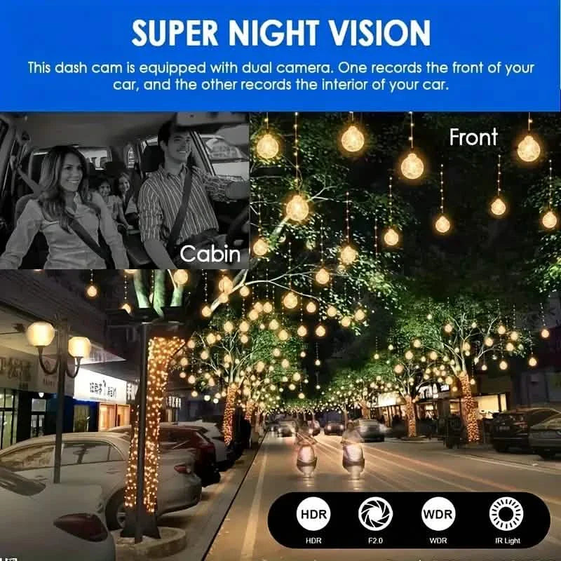 G Sensor HD Night Vision Loop Recording Wide Angle Car DVR by DailySale