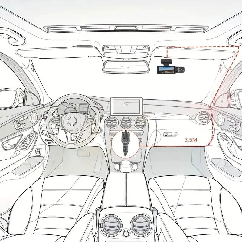 G Sensor HD Night Vision Loop Recording Wide Angle Car DVR by DailySale