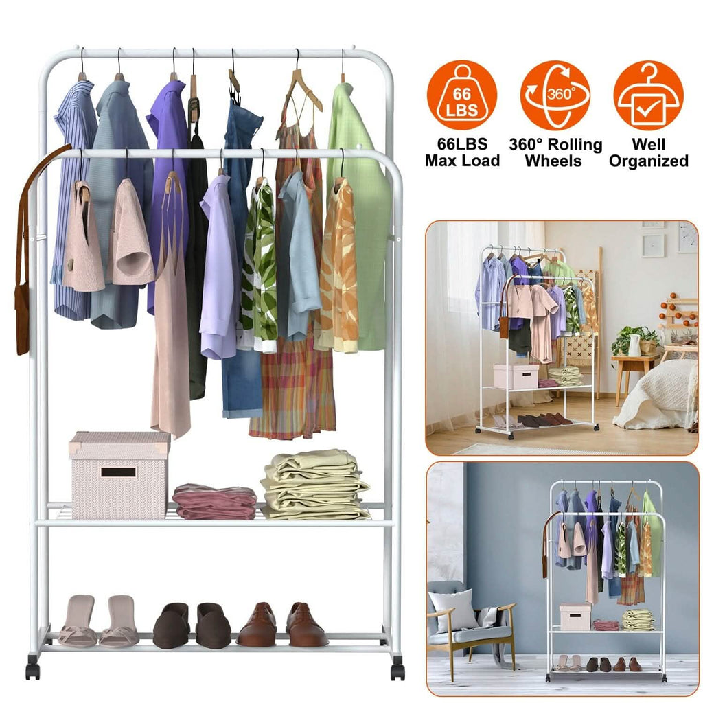 Garment Hanging Rack Clothing Organizer by DailySale