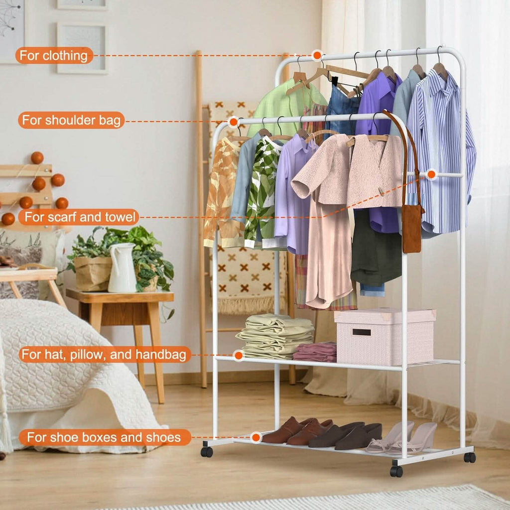 Garment Hanging Rack Clothing Organizer by DailySale