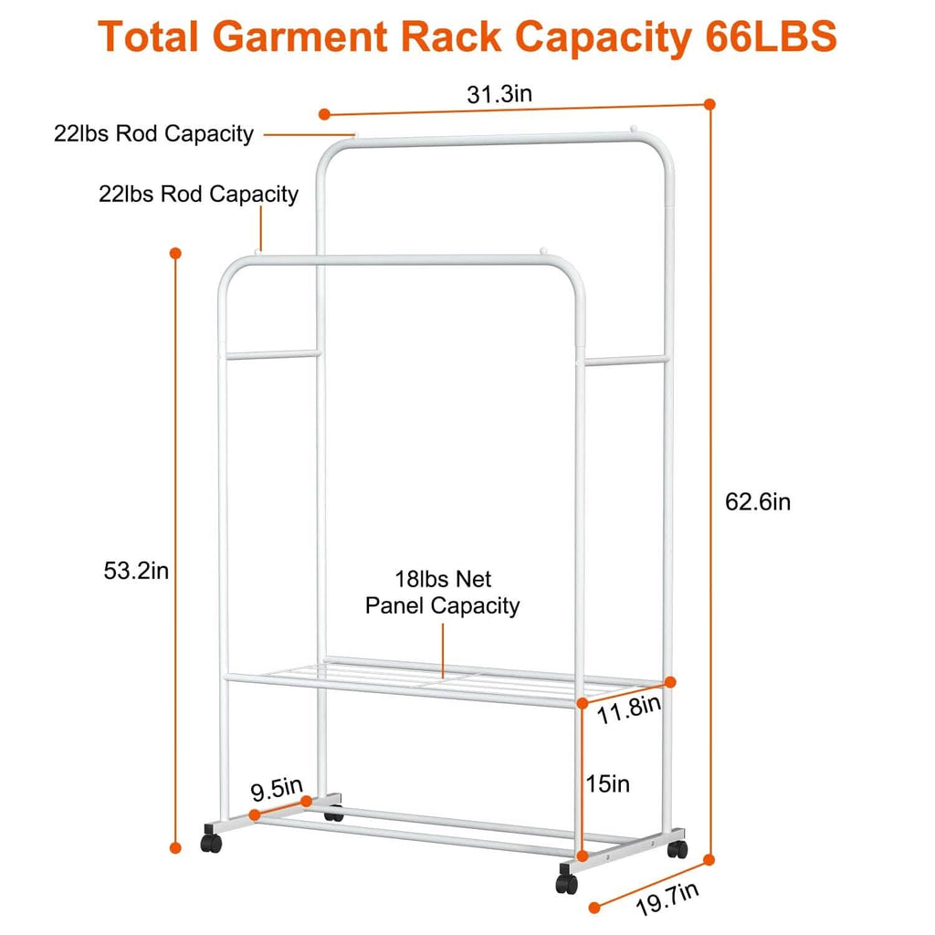 Garment Hanging Rack Clothing Organizer by DailySale