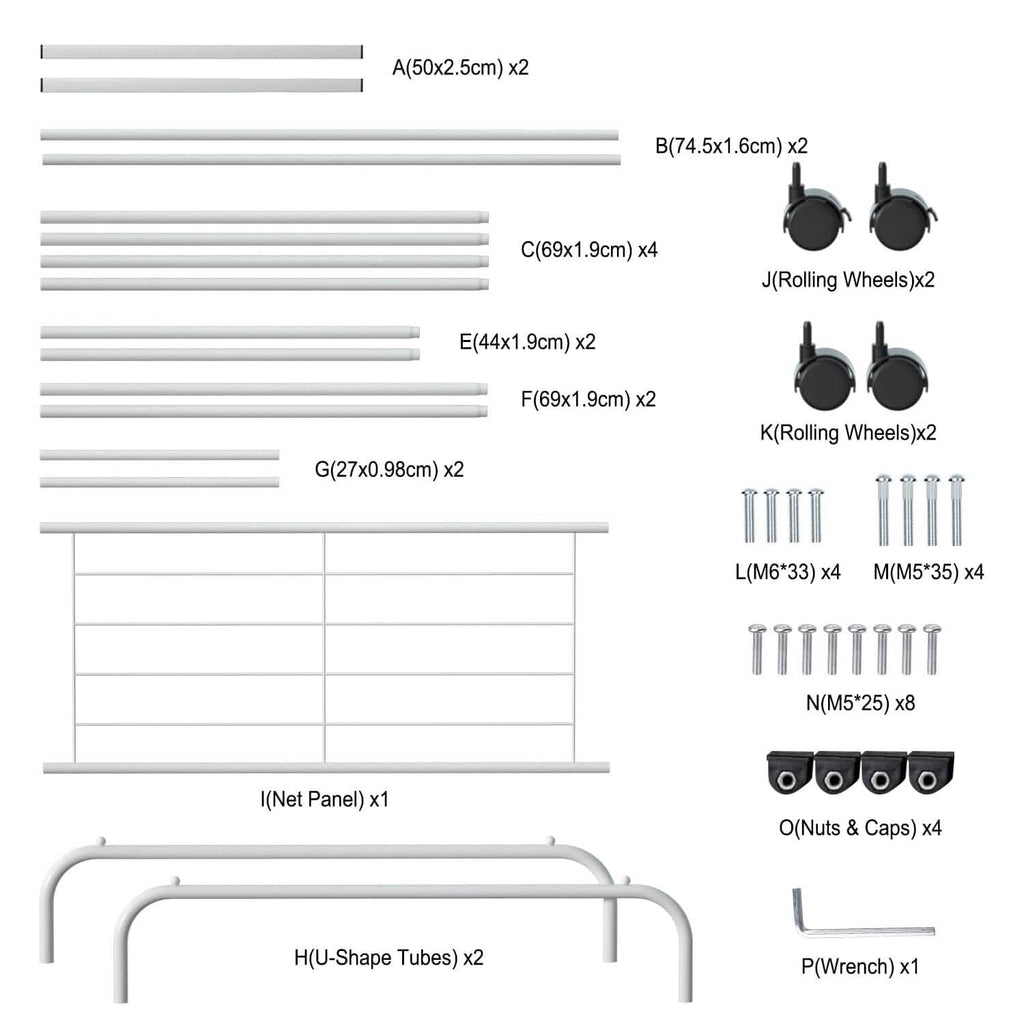 Garment Hanging Rack Clothing Organizer by DailySale