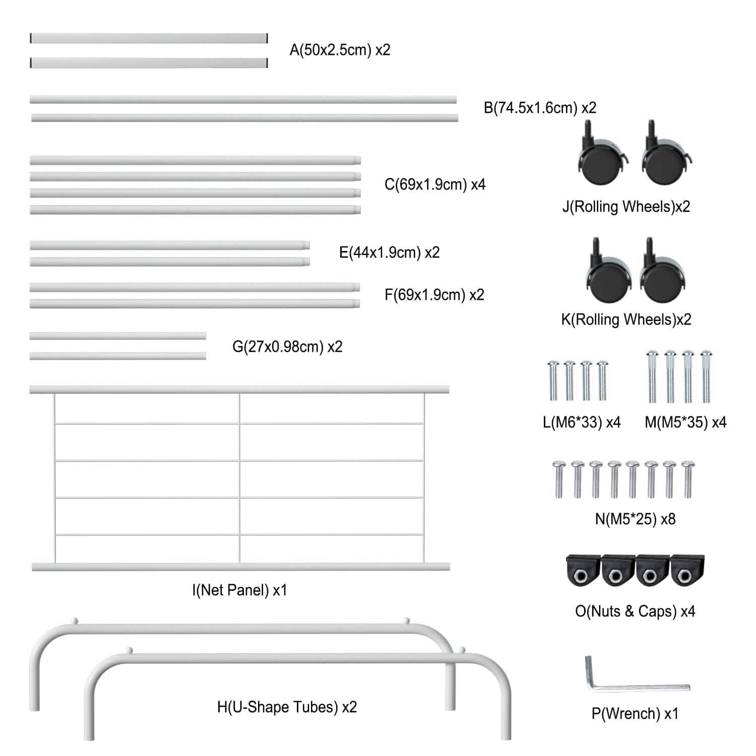 Garment Hanging Rack Clothing Organizer by DailySale