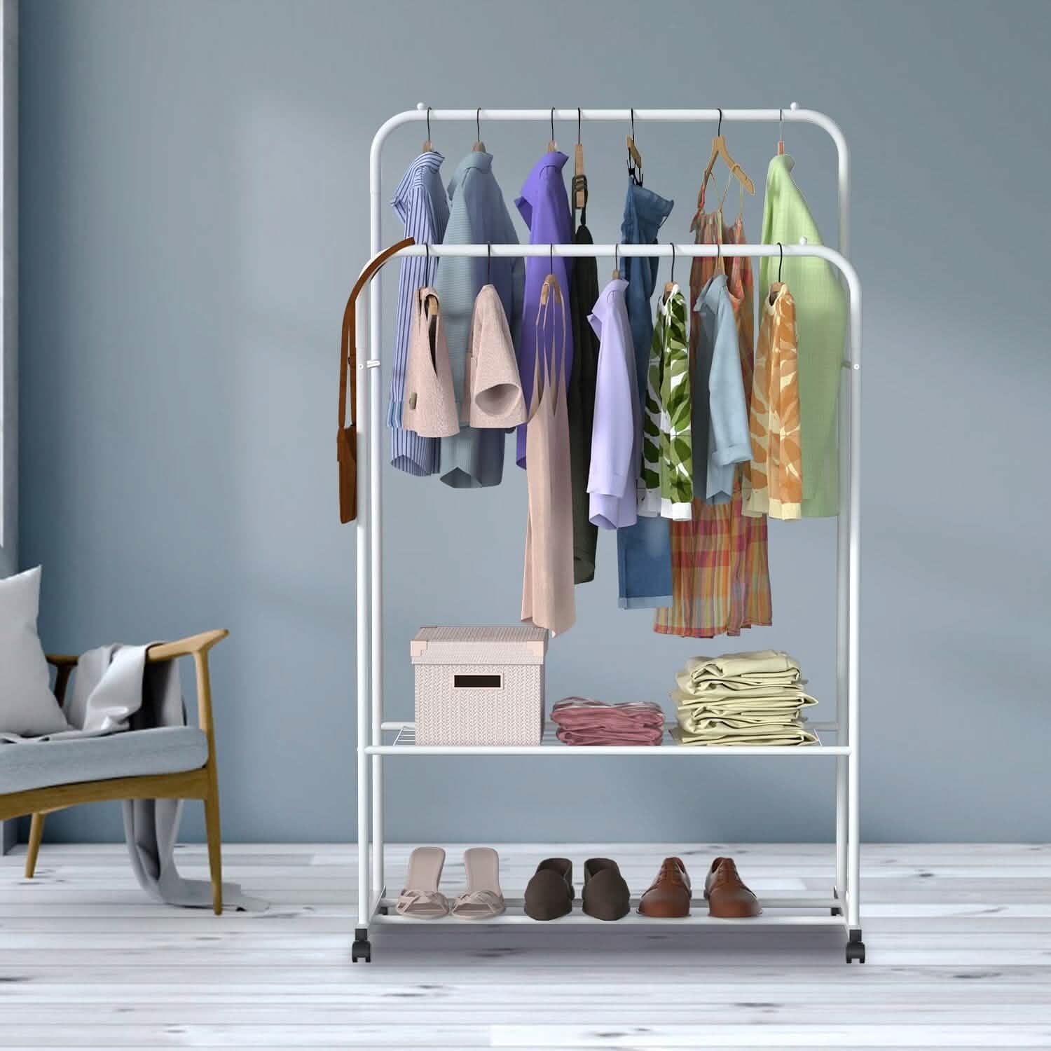 Garment Hanging Rack Clothing Organizer by DailySale